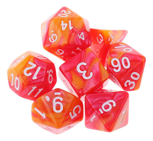 14pcs Dados D3 D8 D10 D12 D20 Juegos De Accesorios