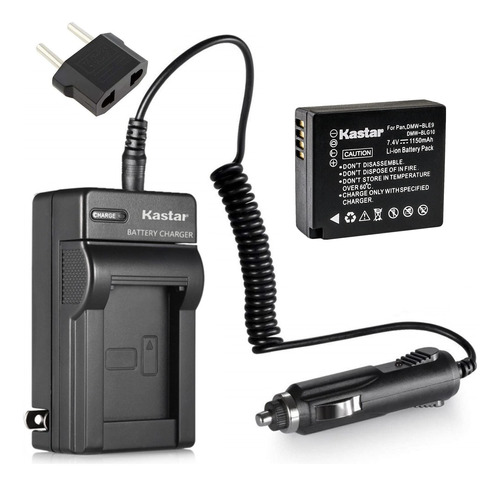 Kit Bateria 1-pack Cargador Para Panasonic Dmw-ble9 Trabajo