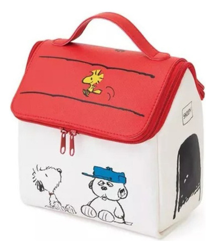 Almoço Do Snoopy Sack Com Design De Casa De Desenho Animado