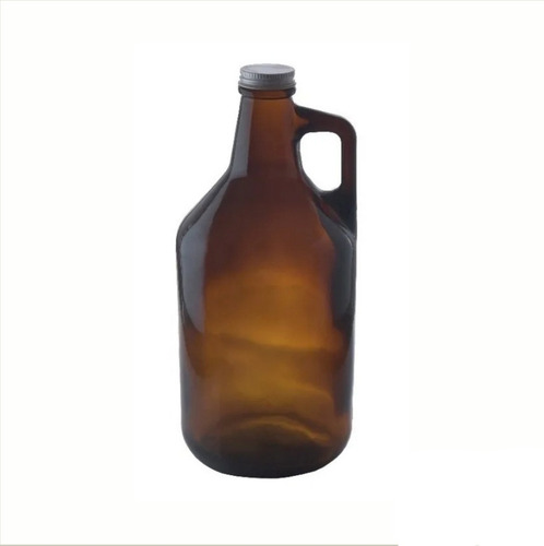 Botellon Growler 1.9lt Garrafa Vidrio Ambar Pettish Online