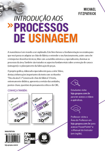 Introdução Aos Processos De Usinagem, De Fitzpatrick, Michael., Vol. Industrial. Editora Amgh, Capa Mole Em Português, 20
