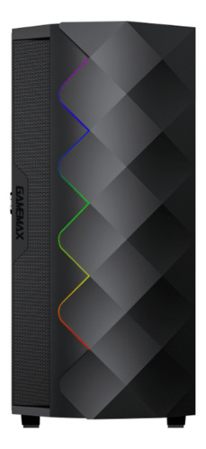 Case Gamemax Diamond Coc Mid Tower Negro Vidrio Templado