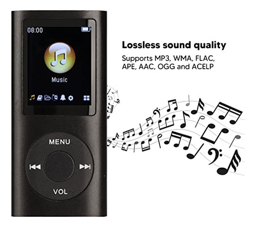 Mp3 Player Porttil Slim Con Sonido Lossless Y Pantalla Lcd