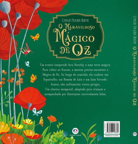 Clássicos De Ouro, De L. Frank Baum. Clássicos De Ouro Editorial Ciranda Cultural, Edição 1 Em Português, 2025