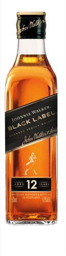 Whisky Escocês Blended Black Label Johnnie Walker Garrafa 50ml