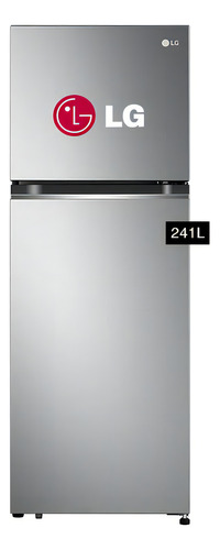 Refrigeradora LG Top Freezer Gt24bpp Inverter 241l Plateada