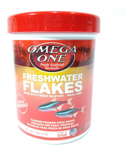 Freshwater Flakes 28gr Omega One Para Peces Tropicales