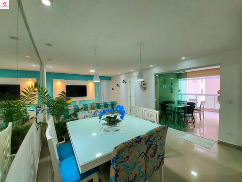Imagem 4 de 23 de Apartamento Reformado Na Praia Das Pitangueiras - Varanda Gourmet - Prédio Novo - 3 Suítes - 2 Vagas - Guarujá/sp - Ap05993 - 69798804