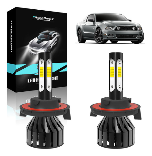 Focos Led 9008/h13 Para Ford/dodge/chevrolet Luz Alta Y Baja