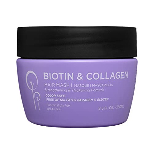 Luseta Biotin Amp; Collagen Máscara De Cabello Para 5stkt