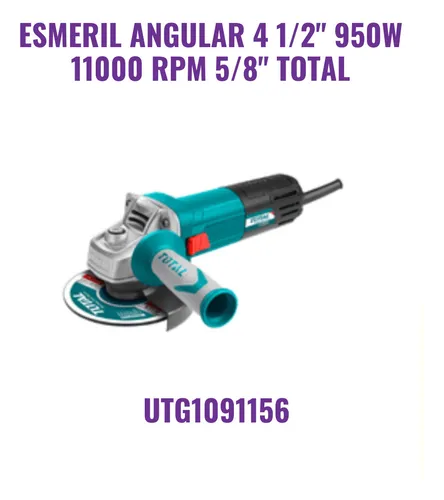 comprar Esmeril Angular 4 1\u002F2  950w 1100 Rpm 5\u002F8  Total 