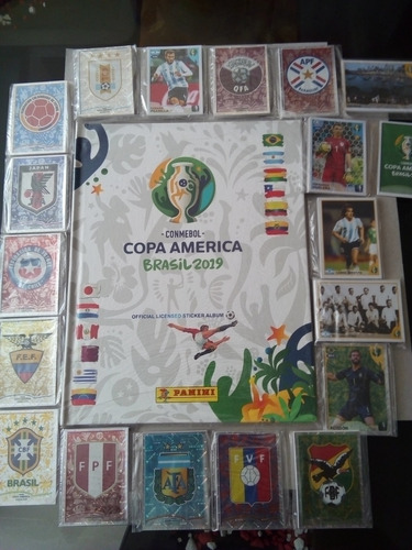 Imagen 1 de 3 de Panini Copa América Brasil 2019 - Álbum Y Figuras Para Pegar