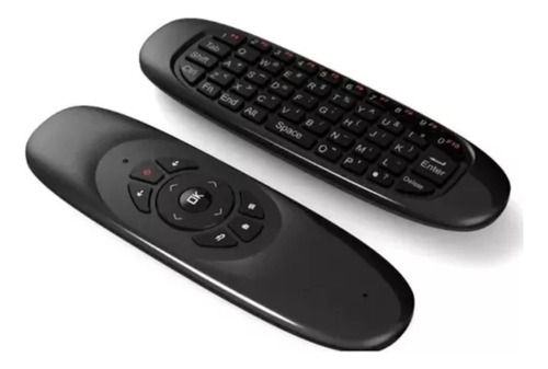 Control Smart Tv Air Mouse Teclado Luces Rgb Recargable Usb