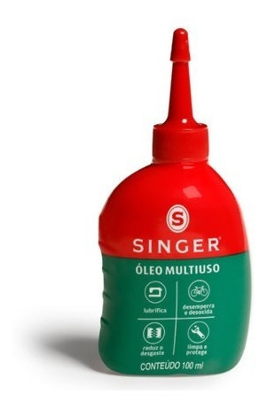 Óleo Multiuso Singer Lubrificante 100ml