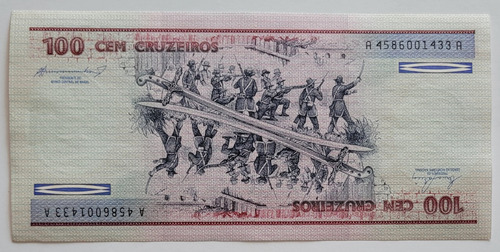 Nota Antiga 100 Cruzeiros/ Duque De Caxias