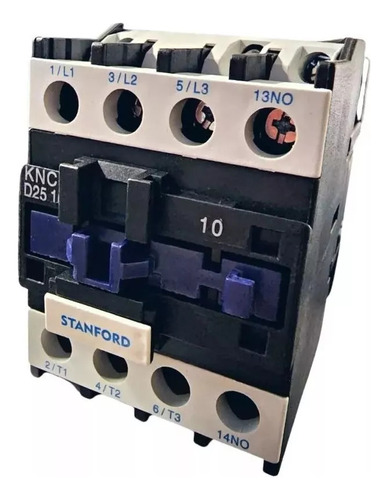 Contactor Trifásico Bobina 25a 220v 1no Ip20