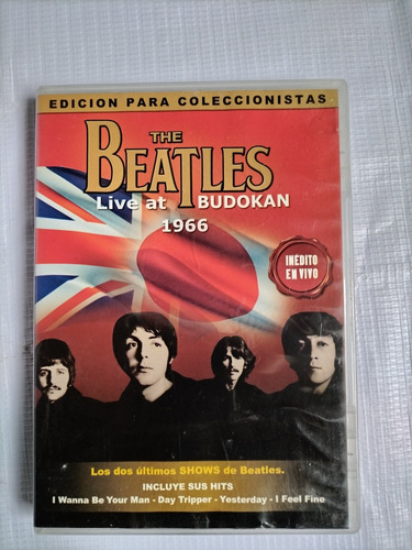 The Beatles Live At Budokan 1966 Película Dvd Original 