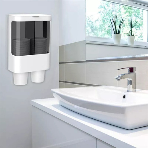 P Dispensador De Vasos Desechable, Portavasos, Doble Tubo