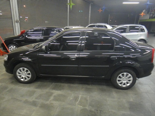 Renault Logan Expression 1.0 16v Hi-flex Completo 2011 Preto