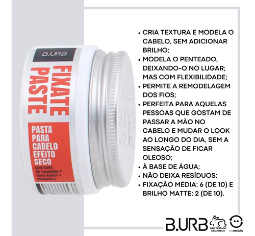 Kit Completo B.urb Barba E Cabelo Para Homens Exigentes