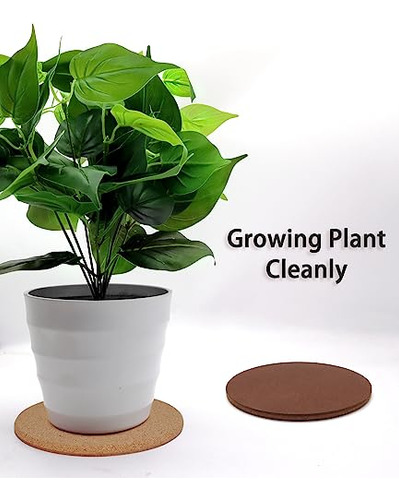 Posavasos De Corcho Para Plantas, Posavasos De Corcho Duro D