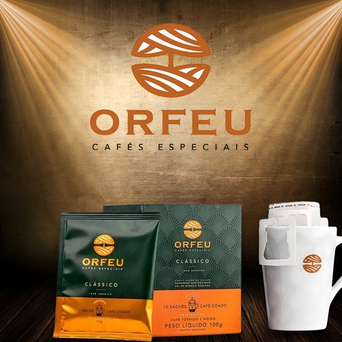 Drip Coffee Orfeu Especial 30 Sachês Clássico Preparo 5min