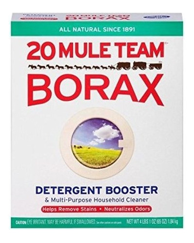 20 Mule Team Bórax Natural De Lavandería Booster, 65 Oz