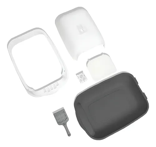 Arenero Para Gato Caja De Arena Con Tapa Y Puerta Abatible