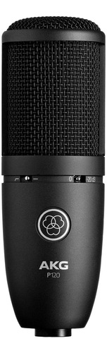 Akg Microfono Condensador Cardioide P120 (negro) Cable Pop