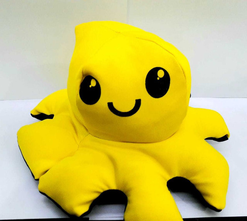 Pulpo Reversible Triste Contento Varios Colores