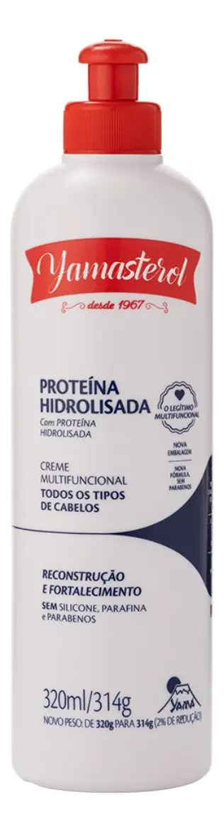Creme Multifuncional Cabelo Secos Hidratação Yamasterol 320g