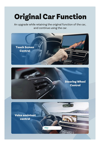 Adaptador Automático Carplay Android 2 En 1 Con Cable A Inal