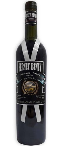  Beney Fernet Natural Doble Concentrado Sin Tacc 750ml