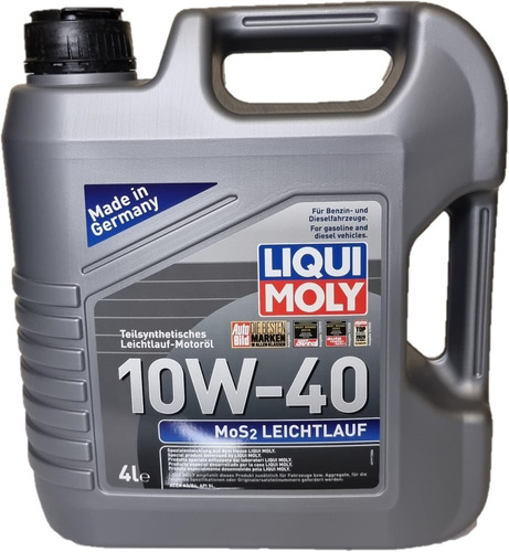 Aceite 10w40 Liqui Moly Mos2 Con Antifriccionante Molibdeno 