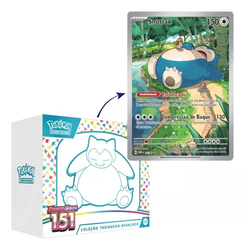 Jogo De Carta Pokemon Escarlate E Violeta 151 Com 1 Booster (6