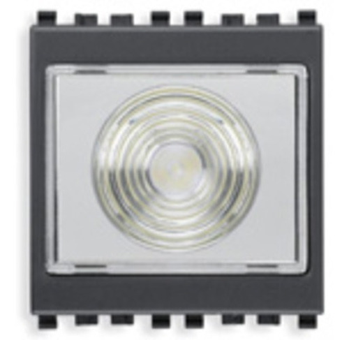 Lampara De Emergencia Led 2 Módulos Vimar Mod. Eikon Gris