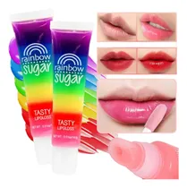 Comprar Lip Gloss Labial Bálsamo Arcoiris Brillo De Labios Azúcar 