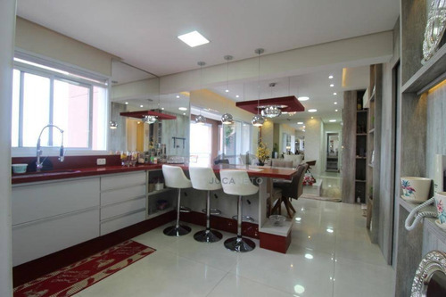 Imagem 19 de 30 de Century Plaza Residence: Apartamento Mobiliado Com 3 Suítes, Varanda Gourmet, À Venda, 107 M² Por R$ 800.000 - Vila Homero Thon - Santo André/sp - Ap1183