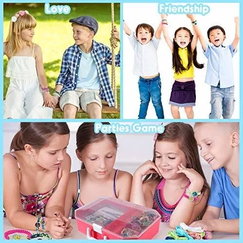 Friendship Bracelets Maker Making Kit, Arts and Crafts for Kids Ages 8-12