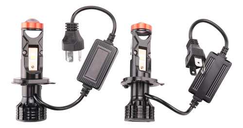 Faro De Coche H4, Miniproyector Led, Lente 3d, 90 W, 25 000