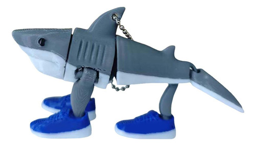 Figura De Tiburón Tralala Keychian Coleccionable 3d Color