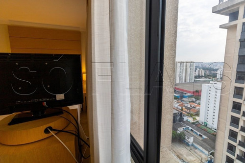 Imagem 7 de 15 de Flat No Campo Belo A Venda Fora Do Pool - Sf33437