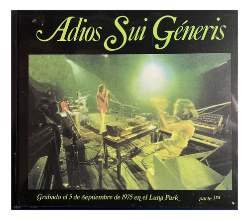 Cd Sui Generis Adios Sui Generis Vol I Nuevo Y Sell Newaudio