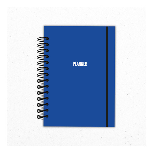 Agenda Planner 52 Semanas Sin Fechas WLG Bold Azul