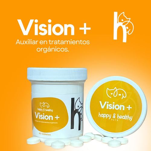 Suplemento Mascota Vision + 60 Tabletas Para Perro Y Gato