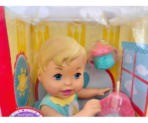Muñeca Little Mommy Hora Desayunar 559k