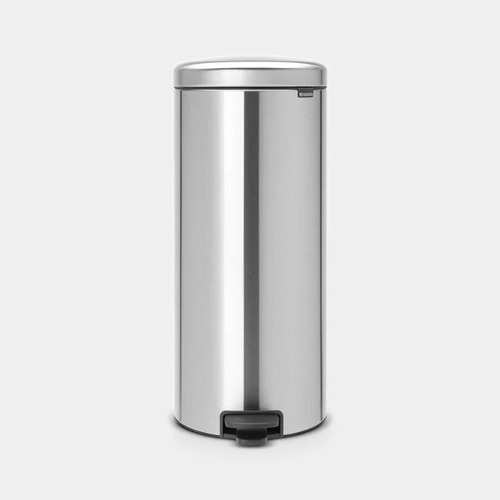 Bote De Basura New Acero Mate Gris 30 Lts Brabantia