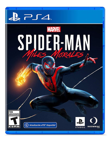 Juego Spiderman Miles Morales Ps4 Playstation 4 Físico 