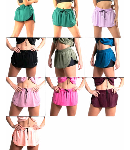 Falda Short Tenfit