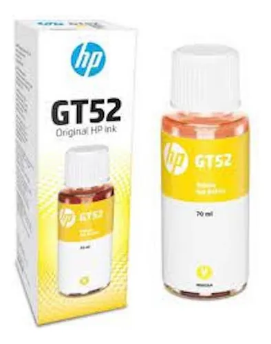 Tinta Hp Gt52 Yellow 100% Original